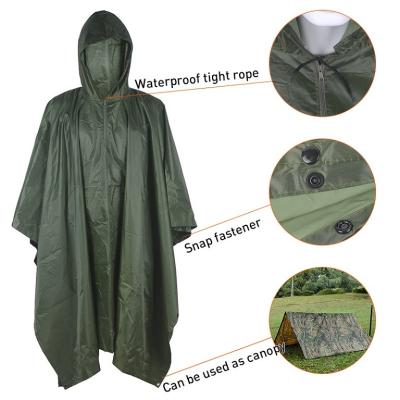 China Bachelor's Rainwear 210T Polyester Rain Coat Waterproof Poncho For Adults Men Breathable Poncho For Adults Hiking Camping Rainwear for sale