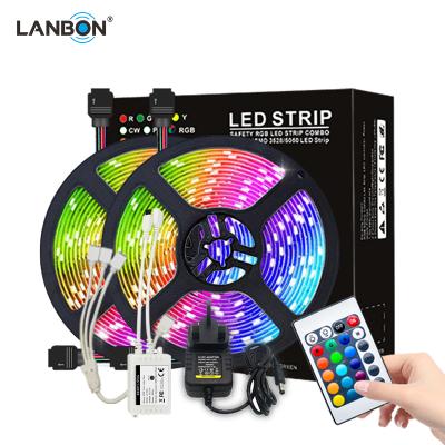 China 2020 Latest Project Lanbon Smart Living App Control WIFI Mesh Smart RGB LED Color Light Strip for sale