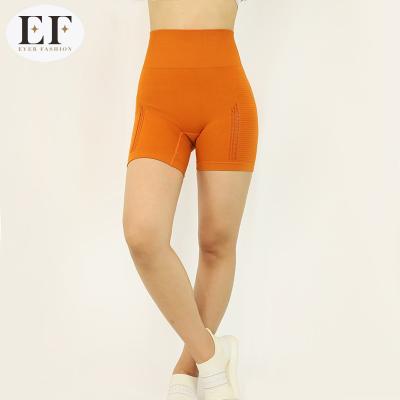 China Ever Breathable Fashion Customized High Waist Yoga Pants Women Short Fitness Shorts Running Skin Shorts Gym Exercise Workout Active Shorts for sale