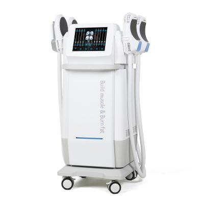 China Beauty Salon Emslim RF Slimming Machine EMS Body Sculpting Machine 5 Handles RF EMS Beauty Instrument for sale