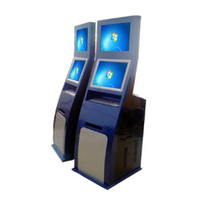 China Anti-dust Dual Screen Payment Ticketing Kiosk For Vending SIM Card for sale