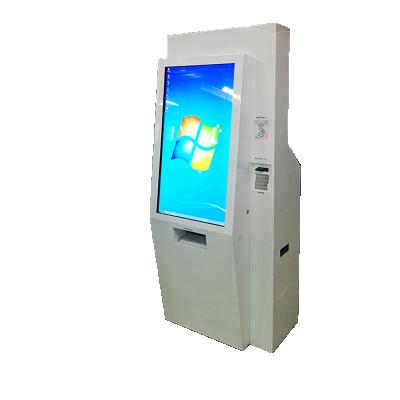 China Dustproof 32 Inch Self Service Bill Note Bankcard Payment A4 Document Printing Kiosk for sale