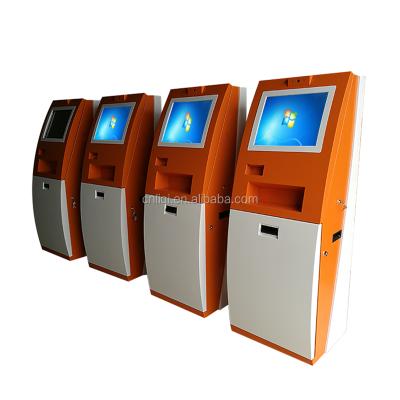 China Anti-dust Self Service Cash Payment Kiosk All-in-one Bill Payment Kiosk Machine for sale