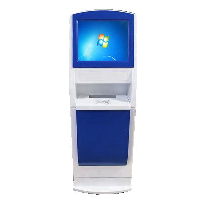 China Anti-dust Hospital Touch Screen Information Kiosk Machine With A4 Printer for sale