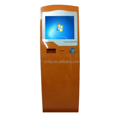 China Anti-dust Kiosk Touch Screen Self-Service Kiosk Ticket Vending Machine / QR Code Terminal Payment Machine for sale