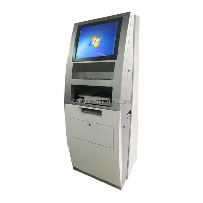 China Dustproof 19 Inch Self Service Document Ticket Kiosk And Photo Printing Kiosk With A4 Document Scanner for sale