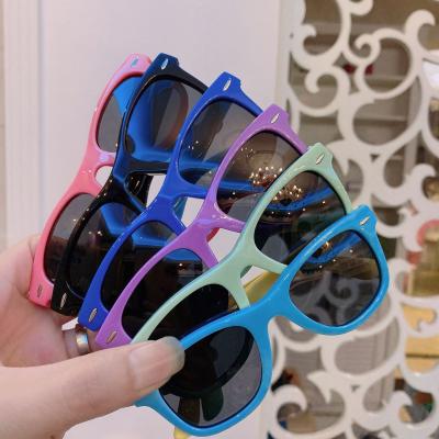 China Fashion Sunglasses Candy Color Kid Baby Sun Glasses Uv400 Protect Cheap Promotional 2022 Wholesale Custom Kids Sunglasses For Kids Girl Boy for sale