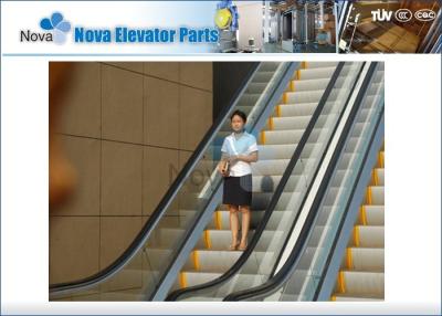 China Elektrische automatische Glasrolltreppe VVVF 35 Grad für Flughafen-Einkaufszentrum zu verkaufen