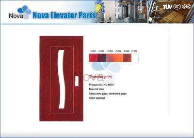 China NV31-S Series Embossed 1219 * 3048mm Elevator Automatic Door for Passenger / Cargo Elevator for sale