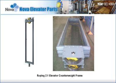 China Roping 2:1 Elevator Counterweight Frame,Lift Counterweight Frame for sale