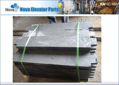 China Elevator Cast Iron Counterweight , Elevator / Lift Parts, Elevator Counterweight Block for sale