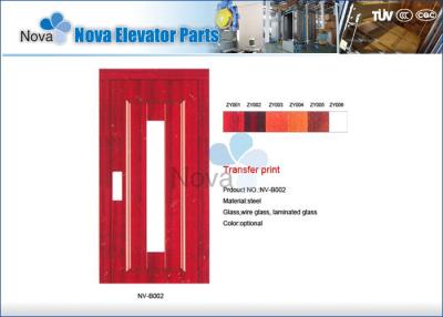 China NV31-S Series Embossed 1219mm * 3048mm Elevator Automatic Door For Passenger / Cargo Elevator for sale