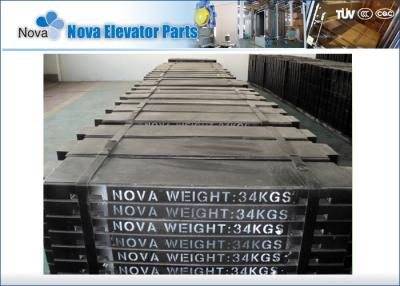 China Customization Elevator Compound Counterweight Block with 52KG Loading Weight for sale