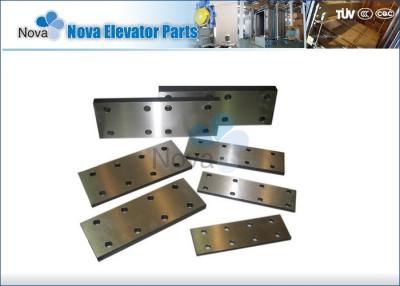 China Q235A Elevator Guide Rail Fishplate , Lift Guide Rail Fishplate for sale