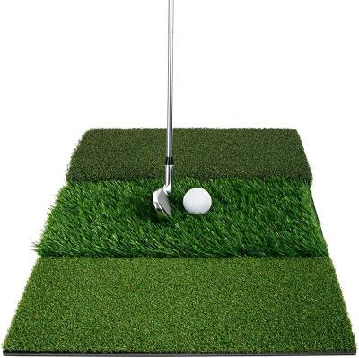 China Outdoor Mini Golf Individual Practice Swing Trainer Simulator Golf Driving Range Practice Mat for sale