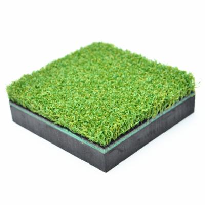 China Golf Practice Durable PE Putting Turf Swing Hitting Practice Golf Training Mat for sale