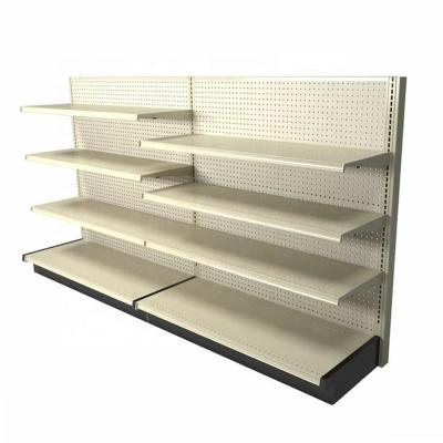 China Pegboard Best Seller Gondola Shelves Retail Store Display Rack Pharmacy Shelves for sale