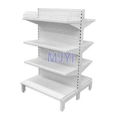 China Double Sided Australian Style Double Sided Pegboard Supermarket Gondola Shelving System For Sale for sale