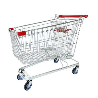 China Custom Shopping Cart Supermarket Unveiling Logo Carts And Carts Large Capacity for sale