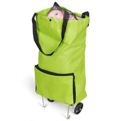 China Durable Cheap Folding Grocery Bag With Wheels for sale