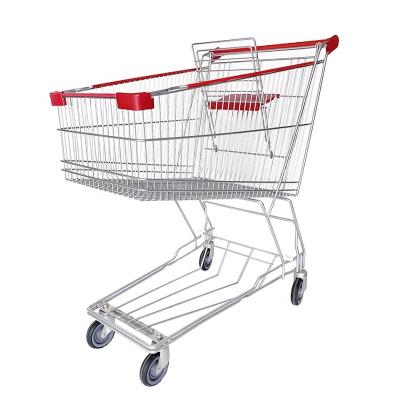 China Zinc Antirust Hot Selling Supermarket Trolley Grcoery Shopping Shopping Trolley for sale