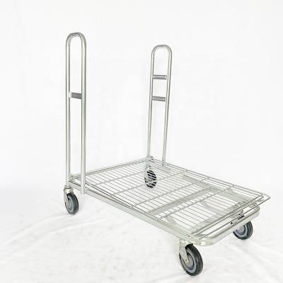 China Tools Heavy Duty Warehouse Metal Hand Carts Carts Cargo Cart for sale