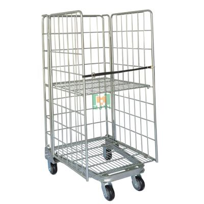 China Customized Solid Roll Cage Containers Cargo Trolley MJY-LC01 for sale