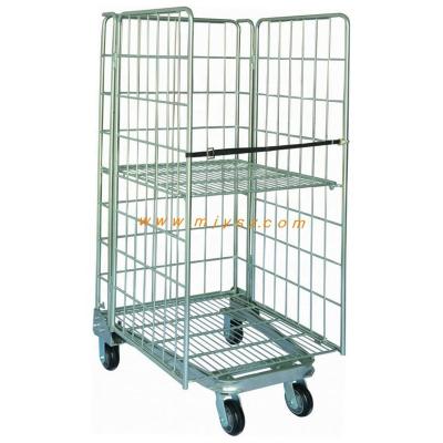 China Heavy Duty Roll Cage Containers Warehouse Logistics Cage 500KG for sale