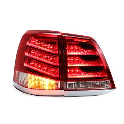 China PC+ABS+PMMA wholesales 2008 - 2014 factory manufacture car tail popular selling accessory light for toyota Land Cruiser tail lamp for sale