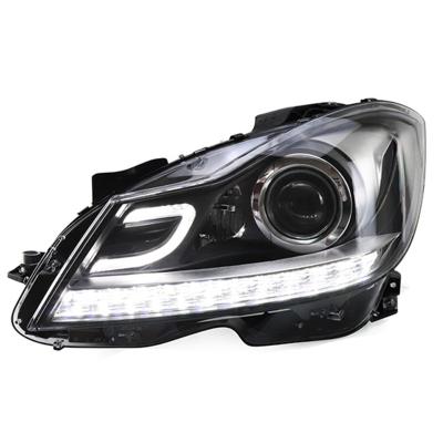 China PMMA+ABS+Aluminum upgrade to new style led headlight for 2012 2013 car headlight mercedes benz w204 headlight 2012 2013 OEM 2048203539, 2048203539 for sale