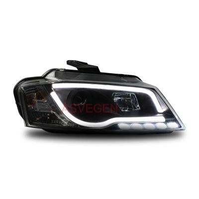 China PMMA+ABS+Aluminum Upgrade To New Style Head Lamp For Audi A Series A3 LED Head Light With Projector Lens 2008-2012 Year Black Housing for sale