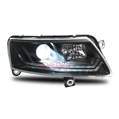 China PMMA+ABS+Aluminum Upgrade To Headlight Dynamic Signal Lamp LED DRL Automotive Accessory 2005-2012 For Audi A6L Headlight for sale