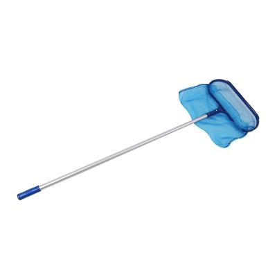 China Eco - Friendly Swimming Pool Cleaner Plastic Sheet Rake With Aluminum Pole Swimming Pool Accessories for sale