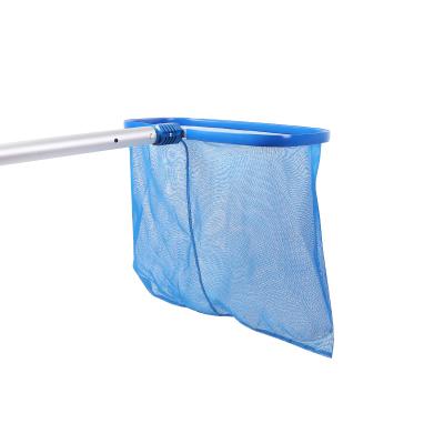 China PVC Net Bag Swimming Pool Leaf Rake Nylon Net Deep Skimmer with Aluminum Frame and ABS Handle Pool Accessories for sale