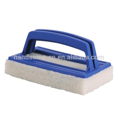 China FREE SAMPLE Swimming Pool Wall Brush Cleaning Accessories Eco-Friendly Brush Cleaner Pad Treatment Brush for sale