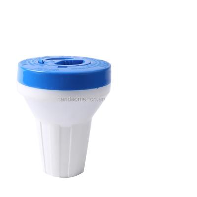 China Blue And White Chemical Dispenser Eco - Friendly Floating Plastic Chemical Dispenser for sale