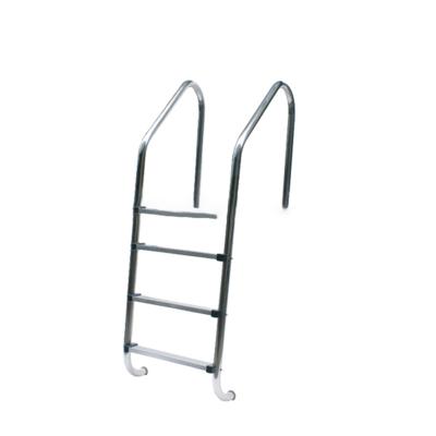 China Eco-friendly OEM Stainless Steel 4 Step Pool Ladder For Above Ground And In-ground Pool for sale