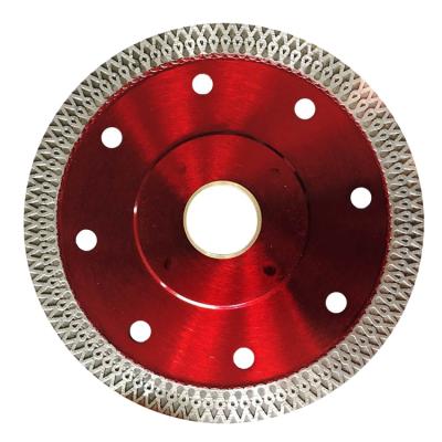 China Turbo x-shaped super thin diamond 105mm mesh tile/granite/marble/ceramic factory direct sale saw blade for ceramic tile cutting for sale