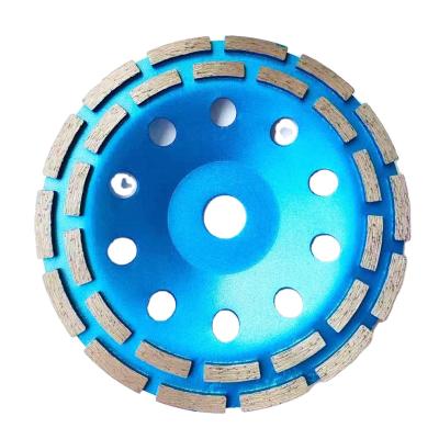 China 125 Mm Double Row Deburring Grinding Wheel For Concrete Polishing for sale