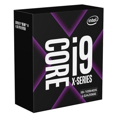 China CPU Processor LGA 2066 Core i9 10th Generation Series Desktop (Intel) i9-10940X 14 Thread Boxed Core 28 Wires for sale