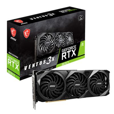 China MSI RTX3070TI 8G Graphics Desktop Gaming Designer RTX3070Ti VENTUS 3X OC Desktop Graphics Card for sale