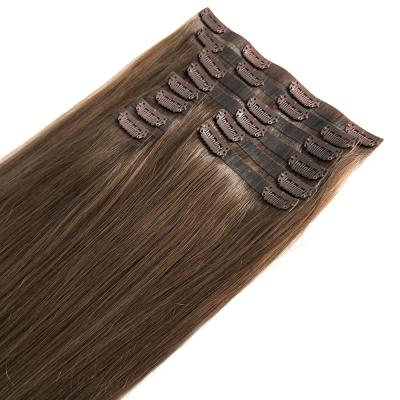 China Luster Customized Virgin European Remy Healthy Natural Hair Seamless Clip In Hair Extensions for sale