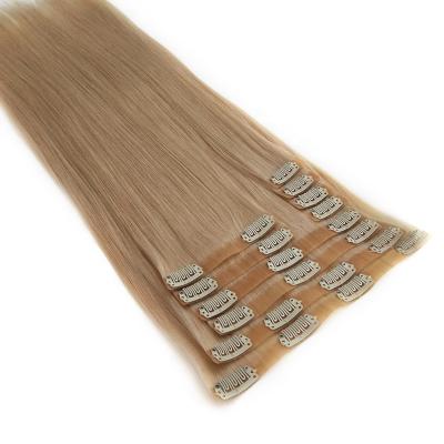 China Luster Clip In Hair Extensions 100% Natural Raw Brazilian Straight Hair Color Healthy Natural Hair Extension for sale