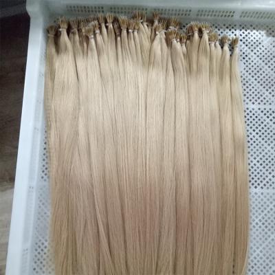 China High Quality Straight Cuticle Plug Nano Ring Tip Remy Human Hair Extensions 100% Smooth Intact Hair for sale