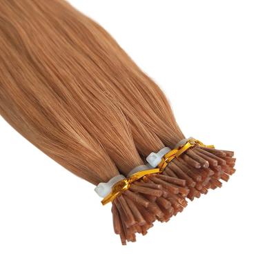 China Wholesale 100% Russian Double Drawn Hair Cuticle Tiny Mini I Tip Raw Human Hair Stick Extension for sale