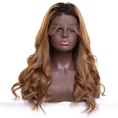 China Factory Wholesale Price 1b/27# Cuticle Lace Wig Natural Cheap Hair Ombre Wigs For Black Women for sale