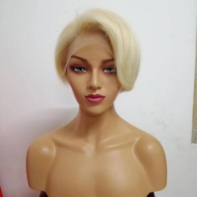 China 13*6 613# BOBO Pixie Cut Wigs 150% for sale