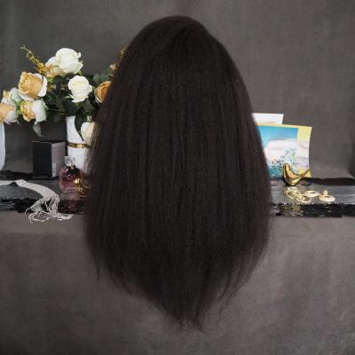 China Hot Selling Stock Cuticle Lace Wig Free Fast Delivery Cuticle Aligned Curly Straight 13X6 Lace Wigs 100% Virgin Hair For Black Woman for sale