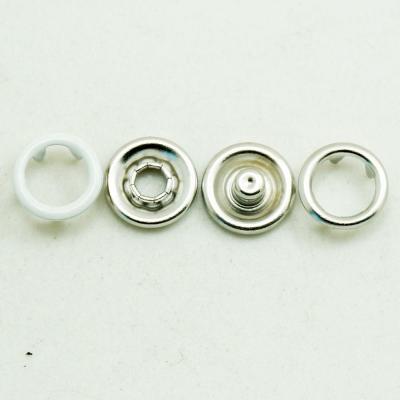 China Fashion Metal Nickel Free Fork Ring Snap Buttons With Colorful for sale