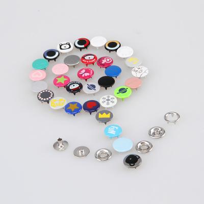 China Snap Ring Nickel Free Crotch DTM Button For Baby Clothing for sale